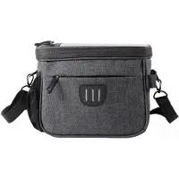 Merkloos Inovra – Wasserdichte Fahrradlenkertasche – Fahrradrahmen-Tasche – Handyhalterung – Aufbewahrungstasche – Nylon – 22x17x15 cm – 305 Gramm – Fahrradtasche
