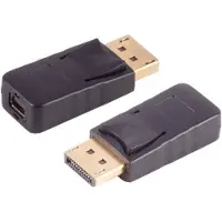 S-Conn DisplayPort 1.2 Adapter, DisplayPort Stecker auf Mini DisplayPort Buchse, 4K