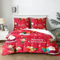 Sonstiges Weihnachts Bettwäsche Set 3-teilig 140x200cm mit 2 Kissenbezügen 65x65cm Rentier Motiv