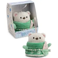 Nici Set Kuscheltier Bär Snono 8cm mit Mütze & Sweaterkostüm - 63426