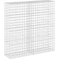 Syfax Gabione mit 3,5 mm Draht und 10x10 cm Maschen 200x50x200 cm