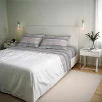 Merkloos Elzusha – Bettwäsche-Set aus Baumwolle für ein Doppelbett – bestehend aus: Deckenbezug, Bettlaken und 2 Kopfkissenbezüge – Farbe: Rio Gold