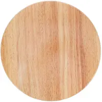 Merkloos Barkruk mit ergonomischem Design – Holz Sitzfläche – Aus massivem, nachhaltigem Holz – Ideal für Restaurants/Cafés – Hohe Belastbarkeit – Zeitlose, natürliche Oberfläche – Hocker