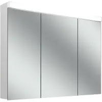 Schneider LOW plus 15 LED Spiegelschrank, 3 Türen 30/40/30cm, 995x147x747mm, Beleuchtung oben
