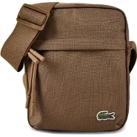 Lacoste Umhängetasche Neocroc Vertical Camera Bag Cookie braun