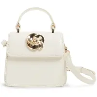 Ted Baker Umhängetasche Roselah Rose Detail Square Mini Top Handle Bag Ivory weiß