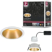 Paulmann Cole LED-Spotlight, gold/weiß, 3-step-dim