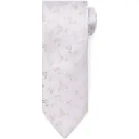 Suitable Seidenkrawatte Mit flower Off-White