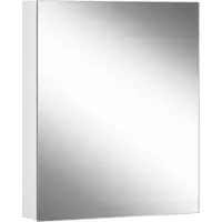 Schneider EASY Spiegelschrank, ohne Beleuchtung, eine Tür, Bandung wechselbar, 495x120x700mm, 177.050.00.02, Ausführung: ohne Steckdose