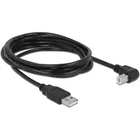 DeLOCK 3m, USB 2.0-A - USB 2.0-B, 3 m, USB A, USB B, USB 2.0, Männlich/Männlich, Schwarz