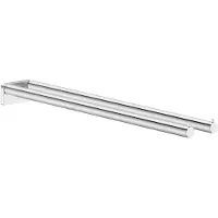 Hansgrohe AddStoris S Handtuchhalter zweiarmig, 41787000, Farbe: Chrom