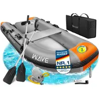 Kesser Schlauchboot für 2 Personen, motorisierbar, aufblasbares Paddelboot
