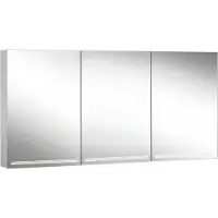 Schneider GRACE LED Spiegelschrank, 3 Türen 50/50/50cm, Anschlag li./li. u. re., 1495x120x700mm, 40