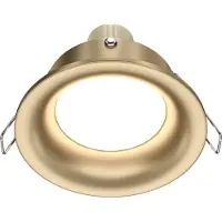 Maytoni Slim Downlight, Einbauleuchte GU10 Matt-Gold Ø8,5mm