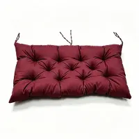 Sonstiges Bankauflage Sitzkissen Outdoor Hollywoodschaukel 100x50x8 cm Bordeaux Polyester