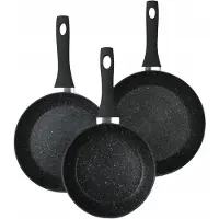 MG HOME MARBLE Set 3 Aluminiumpfannen traditionell antihaftbeschichtet