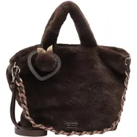 Tamaris Shopper "Shopper TAS Marijana", Damen, Gr. B/H/T: 42cm x 26cm x 16cm, braun 200, Polyester, Taschen Shopper