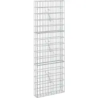 Syfax Gabione mit 3,5 mm Draht und 5x10 cm Maschen 50x10x150 cm