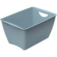 Markenlos Aufbewahrungsbox 23 Liter Kunststoff BPA-frei Blau 46 x 32 x 25 cm