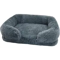 Merkloos Weiches, warmes Katzenbett und Hundebett in quadratischer Form