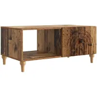 Merkloos Couchtisch aus Ingenieurholz, 90 x 50 x 40 cm, im Stil von altem Holz