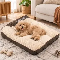 Merkloos Orthopädisches Hundebett für große Hunde, 100 x 75 cm
