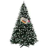 RS Trade Weihnachtsbaum „Schneebaum“ PVC 15013
