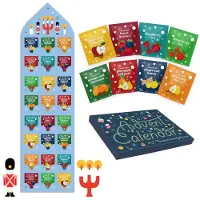 Merkloos Teekalender Adventskalender Tee - 24 Teebeutel - 8 Sorten - Geschenkbox