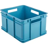 LTPRTZ Transportbox mit Griffen – Aufbewahrungsbox (Eurobox) – Zur Aufbewahrung von Gegenständen – Hergestellt aus recyceltem Kunststoff