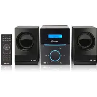 Eltra Stereoanlage mit Bluetooth, CD, USB und UKW-Radio, 10 W, Schwarz
