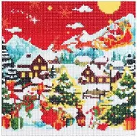 NB Diamantbild Adventskalender Heiligabend Kreativ Set 30x30cm