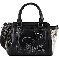 Anekke Handtasche Umhängetasche Iron Bowling Bag Multicolor schwarz
