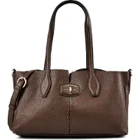 U.S. POLO ASSN. Schultertasche Umhängetasche Chestnut Double Handle Dark Brown dunkelbraun