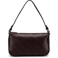 Liebeskind berlin Leder Schultertasche Umhängetasche Monogram Crossbody Burgundy