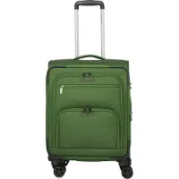 Travelite Cubis - 4-Rollen-Kabinentrolley 55 cm erw. (green)