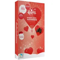 Merkloos Adventskalender 2025 – Glückskekse mit Schokolade – Vegan – 24 Sprüche – Geschenkidee für Erwachsene