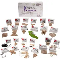 Merkloos Puzzlespiele – Geduldspiele – 24 Teile – Ideal für Adventskalender