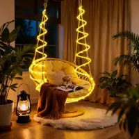 LILIIN Schlauchlicht 80 m, 800 LED Weihnachtsbeleuchtung mit Fernbedienung, Warmweiß, für Garten, Weihnachten, Party