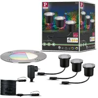 Paulmann Plug & Shine LED Bodeneinbauleuchte RGBW Basisset