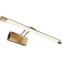 Braytron LED Spiegelleuchte 8W Warmweiß Neutralweiß Kaltweiß 3CCT 700 lm Gold Metal-PC IP20