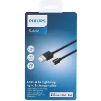 Philips Dlc3104v 1.2 M Usb-a-auf-lightning-kabel Silber Silber One Size
