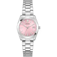 GUESS Damen Uhr Armbanduhr ALICE GW0934L1 Edelstahl silber