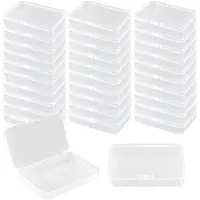 Merkloos Organizer-Box mit Fächern – 32 Stück – Transparent – 7,1 x 4,6 x 1,5 cm