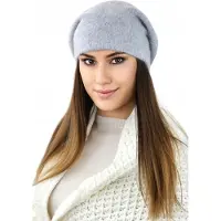 Kamea CLEO Klassischer Damenberet aus Angora glatt