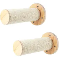 Merkloos Kratzkratzbaum für Katzen, zur Wandmontage - Sisal - 20 cm - Set mit 2 Stück - Für den Innenbereich