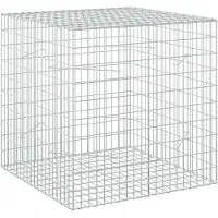 Syfax Gabione mit 3,5 mm Draht und 5x10 cm Maschen 100x100x100 cm