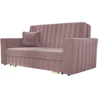 Mirjan 24 Schlafsofa Viva Glam III, Stilvoll Couch, Bettkasten und Schlaffunktion, Polstersofa vom Hersteller, Wohnzimmer (Farbe: Kronos 27)