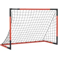 Merkloos Fußballtor – Stahl – 193 x 244 cm – Schwarz