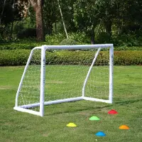 Merkloos Fußballtor – Größe: 6 ft x 4 ft – Aus uPVC – Mit stabilen Pfosten – Für den Einsatz bei jedem Wetter