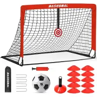 Merkloos Fußballtor – Klappbar – 150 x 120 cm – Mit Tragetasche